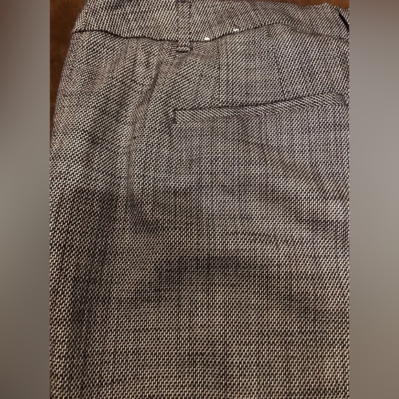 White House Black Market Navy Blue And Gray Wide Leg Slim Fit Size 12 S - Picture 5 of 11